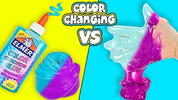 Color Changing Slime Challenge!
