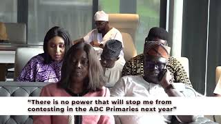 ADC 2023 presidential candidate made declaration ahead of next years primaries 