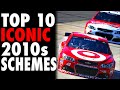 Top 10 Most ICONIC NASCAR Paint Schemes of the 2010s