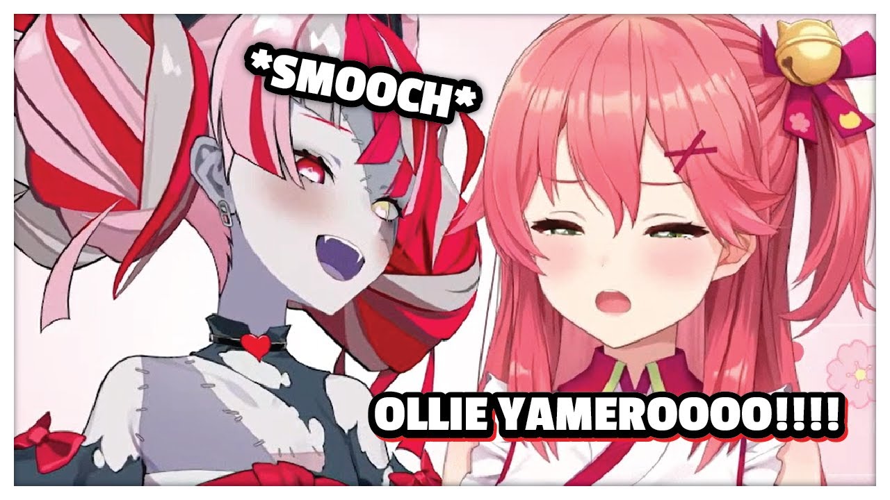 Ollie cannot contain herself in front of 2D Mikochiiii ~