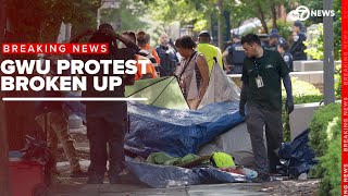 33 arrests made after DC police clear out proPalestine encampment at GWU's campus