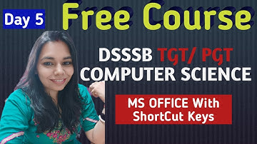 Day 5- DSSSB TGT PGT PYQ SERIES #nsclasses #computerscience #crashcoursecomputerscience