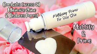 FACE PRIMER for Oily Skin Mattify & Prime Pre-Makeup Base With Oil Control