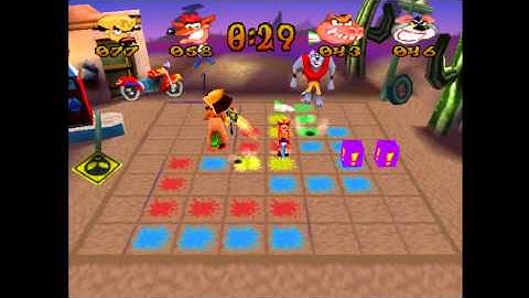 Crash Bash - El Pogo Loco Crystal (Co-op with PR)