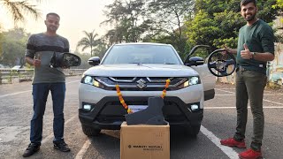 BREZZA 2022 LXI TO ZXI CONVERSION WITH GENUINE ORVMS,STEERING & ARMREST (1,00,000/- GOLD PACKAGE)