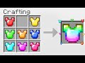 Minecraft UHC but you can craft ARMOR from any item you want...