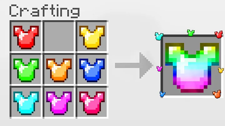 Minecraft UHC but you can craft ARMOR from any item you want...