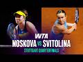 Linda Noskova vs. Elina Svitolina | 2026 Stuttgart Quarterfinal | WTA Match Highlights