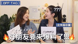 【BEST FRIEND TAG】友情決裂金魚腦容量的我+記性超好Kimmy!!! 中學的花名？第一份兼職 | 兒時夢想 | 中英文名的由來?  | Emily Lau