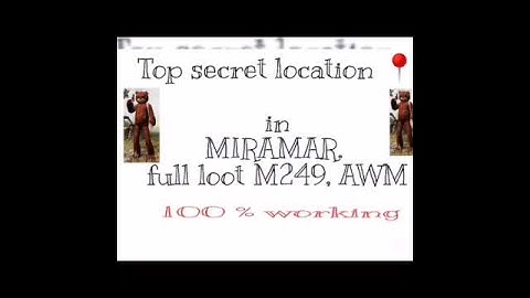 Exploring secret location of miramar | with proof | 100% working | amazing loot 😍