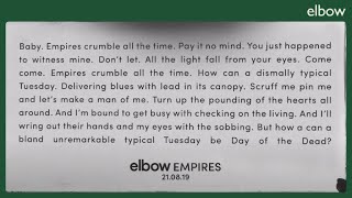 Video thumbnail of "elbow - Empires (Official)"