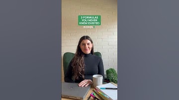 3 Excel formulas most people don’t know #shorts