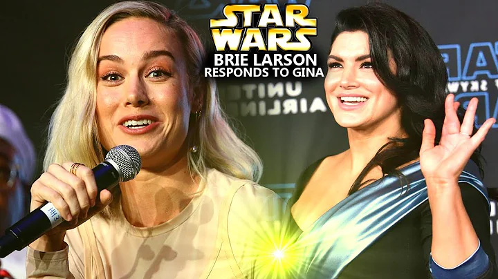 Brie Larson Responds To Gina Carano Firing & The F...