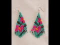 DIY-TAKI TASARIM SAÇAKLI KÜPE YAPIMI/JEWELRY DESIGN FRINGED EARRING MAKING