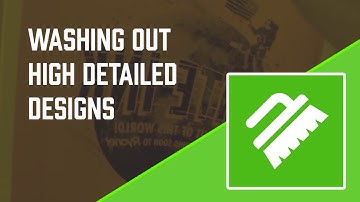 How to Screen Print: Washing Emulsion Out of High Detail Screens