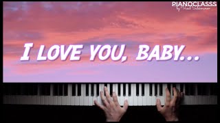 Video thumbnail of "I Love You Baby - Emilee Flood version (Piano)"