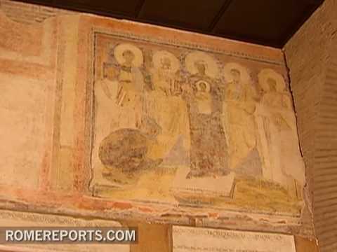 Descubren en la Baslica de Santa Sabina un fresco ...