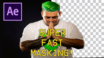 SUPER FAST WAY TO MASK | After Effects Tutorial (Rotoscoping)