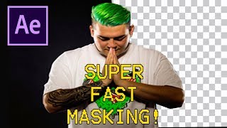 SUPER FAST WAY TO MASK | After Effects Tutorial (Rotoscoping)