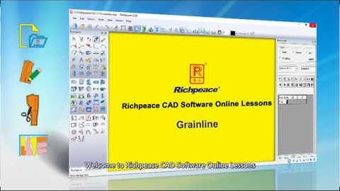 Richpeace CAD Software Online Lessons-Tip of the day-Grainline (V10)