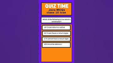 Java MCQs class 10 icse #computerapplication #java#exams#programminglanguage