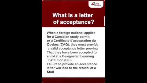 Admission acceptance letter for visa purpose là gì