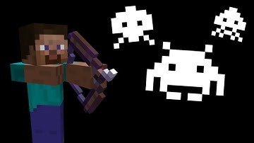 SPACE INVADERS IN MINECRAFT