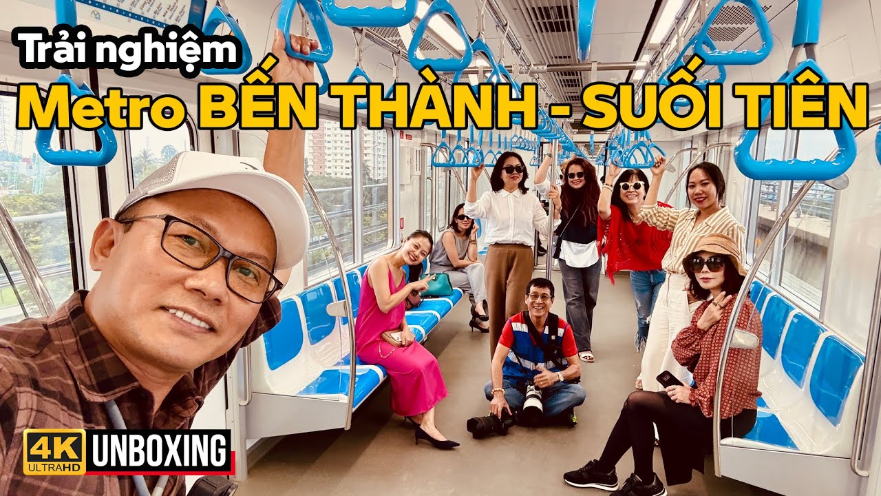 ĐI THỬ METRO BẾN THÀNH - SUỐI TIÊN: TÀU ÊM, CƠ SỞ VẬT CHẤT NHÀ GA TUYỆT ĐẸP VÀ XỊN XÒ