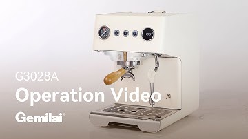 Ele G3028A Espresso Machine｜Unboxing & Setup｜Gemilai