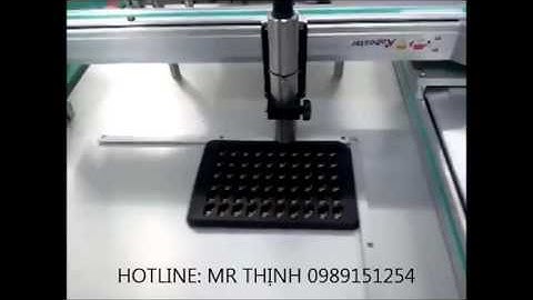 Máy in phun LINX   cơ cấu di chuyển đầu in   in code trên chíp