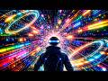 Cyberpunk Neon Light Tunnel | Immersive Abstract Motion Background in 4K | Sci-Fi Visuals