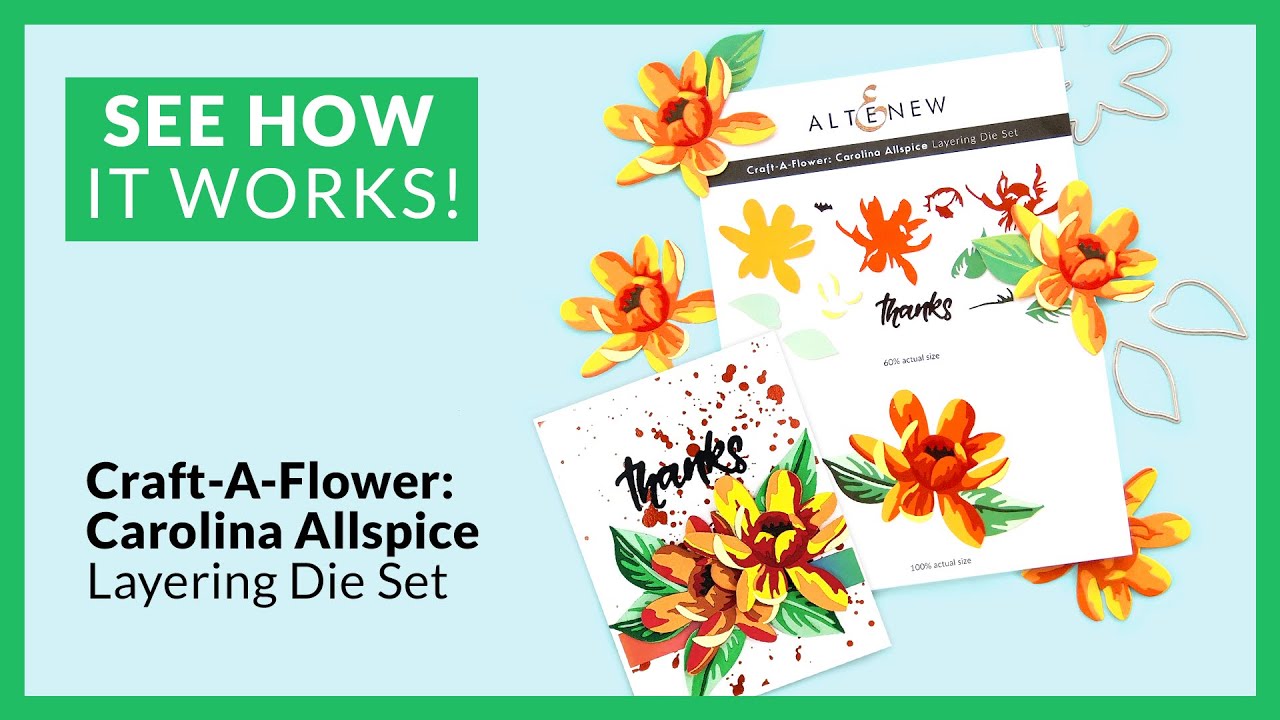 Altenew Craft-A-Flower: Carolina Allspice Layering Die Set