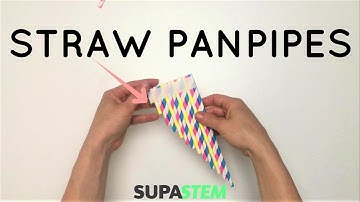 Straw Panpipes | How to Make a Homemade Pan Flute with Straws