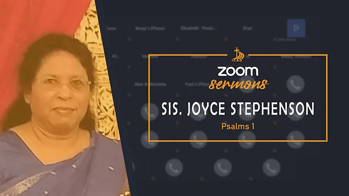 36 | ICAG Zoom Meeting | Sis. Joyce Stephenson