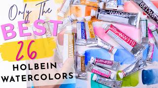Holbein Watercolors: Everything You Need to Know Before You Buy✨In-Depth Swatch Test