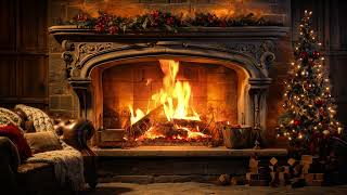 Crackling Christmas Fireplace | Sleep Instantly With Warmth | Fireplace | Fireplace Burning