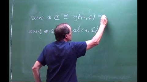 Programa de Doutorado: Lie Groups, Representation Theory and Symmetric Spaces - Aula 07