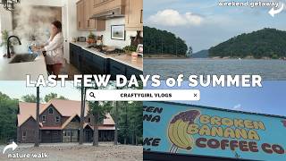 ONE LAST SUMMER GETAWAY 🌲☀️ | Cozy Cabin, Spider-Man + Undecorating