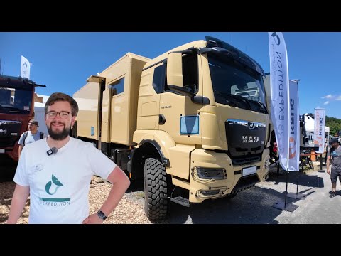WOHNMOBIL GERMANY 2026 RB Expedition 6x6 auf MAN TGS 3 Achsen mit Lenkachse, 520 PS High-End-Technik