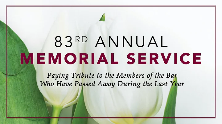 83rd Annual Memorial Service