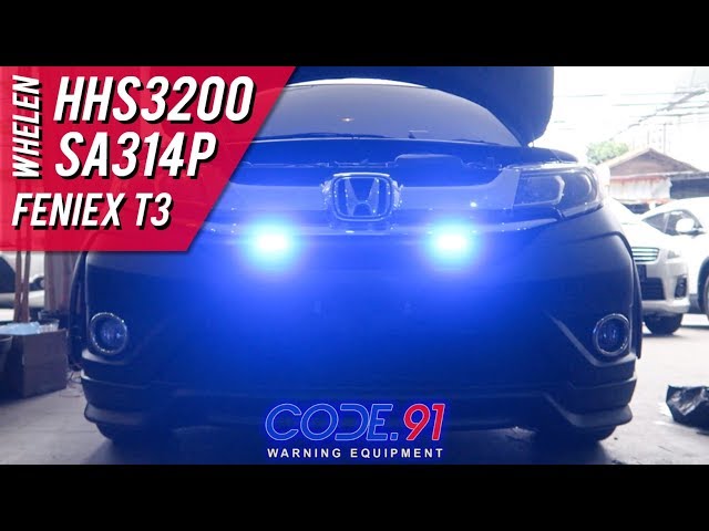 Honda BR-V w/ Whelen HHS3200, Whelen SA314P, Feniex T3 - Sirine u0026 Strobo by Code 91 class=