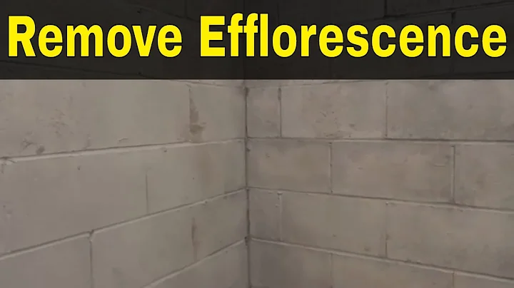 How To Remove Efflorescence Easily-Full Tutorial