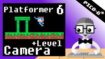 Platformer 6 - Camera and Full Level - Pico 8