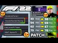 NEW F1 22 GAME PATCH UPDATE 1.06 - NEW HANDLING! VEHICLE PERF UPDATE! HQ UPGRADES FIXED & MORE!