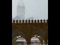 لحظة تاريخة توافق صوت الرعد بعدما قال المؤذن الله أكبر منظر مهيب
