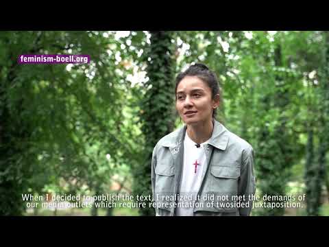 ინა ჩარკვიანი ფემინისტურ ვებგვერდზე