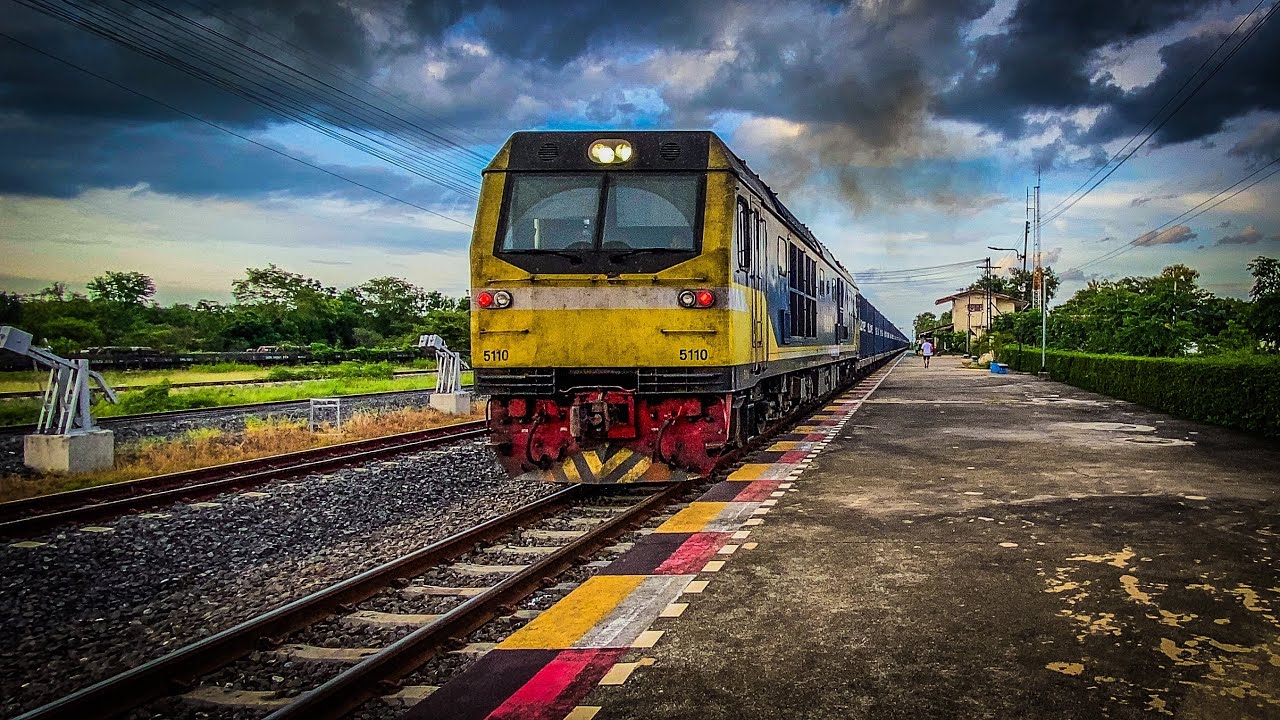 CSR Locomotive 554 No.5110 ชุมทางบัวใหญ่-มาบตาพุด 27th. August 2023 ...