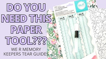 WE ARE MEMORY KEEPERS TEAR GUIDES | REVIEW OF NEW PRODUCT