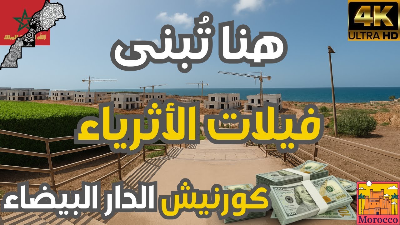 من الزرقطوني إلى عين الذياب: اكتشف أرقى مشروع فيلات جديد على الكورنيش 🇲🇦