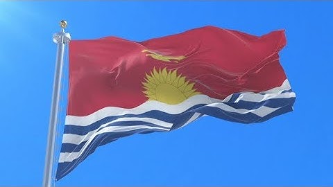 Flag of Kiribati Waving | Motion Graphics - Videohive template
